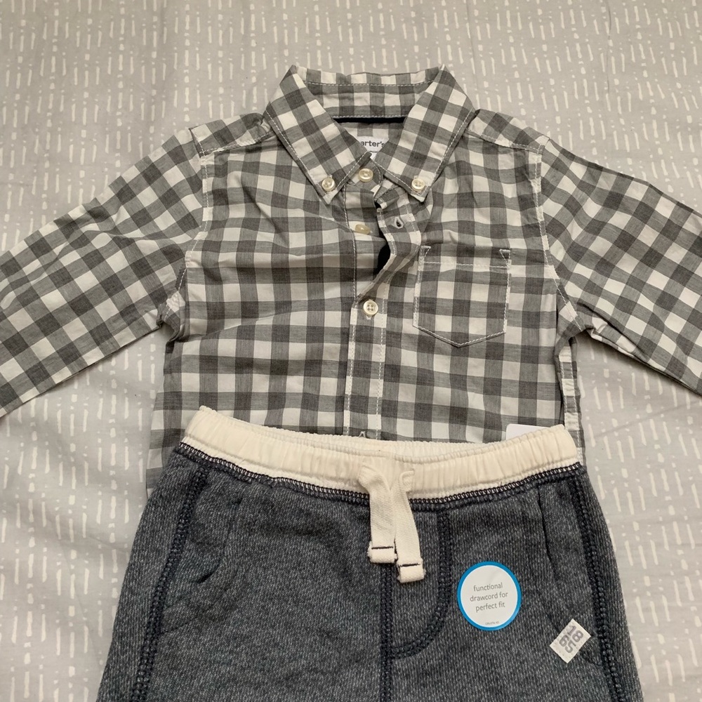 Carter’s button down shirt